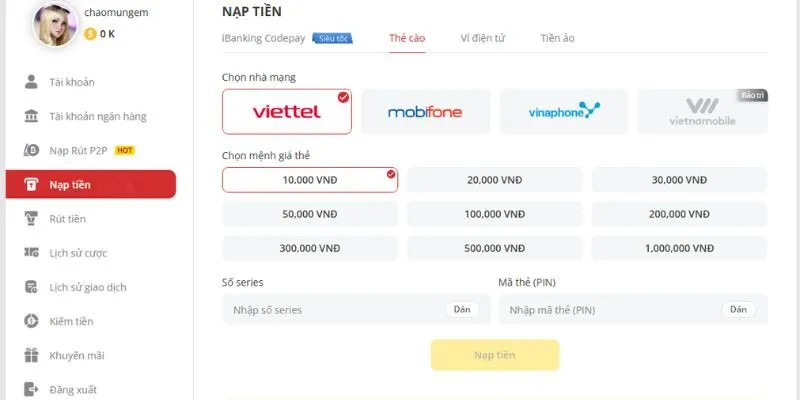 Liên hệ đến bộ phận chăm sóc khách hàng khi gặp sự cố rút tiền tại May88